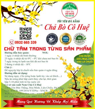 Chả Bò Cô Huệ Đặc Sản Đà Nẵng